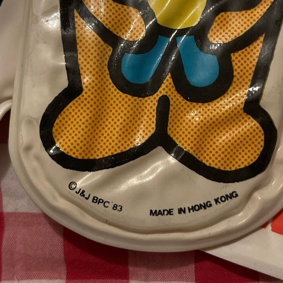 Vintage 1983 Johnson & Johnson Baby Bear Plays Home Soft Vinyl Plastic Bath Book - Picture 6 of 7